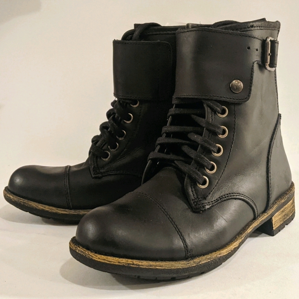 *NEW* CD Leather Moto/ combat boots